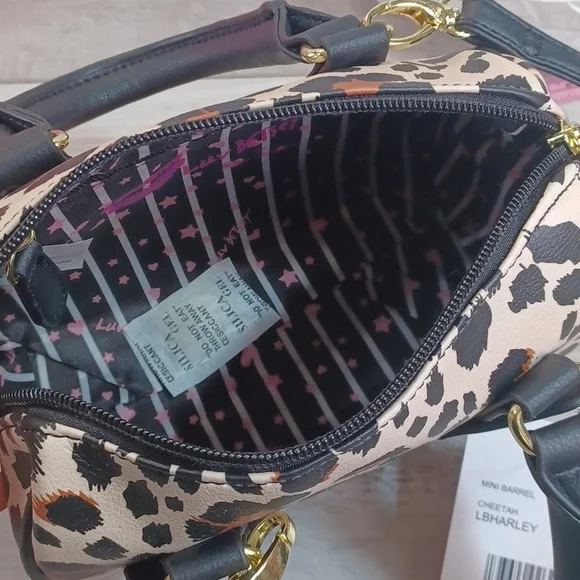 Betsey Johnson Cheetah Mini Barrel NWT - Picture 8 of 9